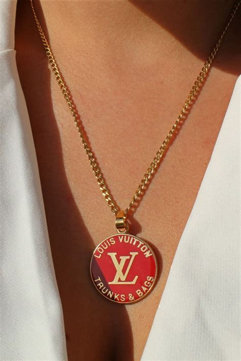 louis vuitton flame necklace